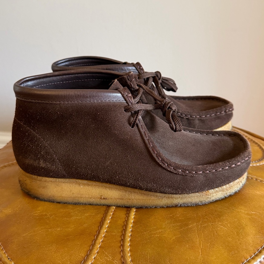 Clarks Original Wallabee Suede Moccasin Shoes | Brown | Size 7